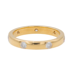 Bague en Or Jaune Pavée de Diamants - Castafiore