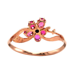 Bague en or jaune, saphirs et perles - Castafiore