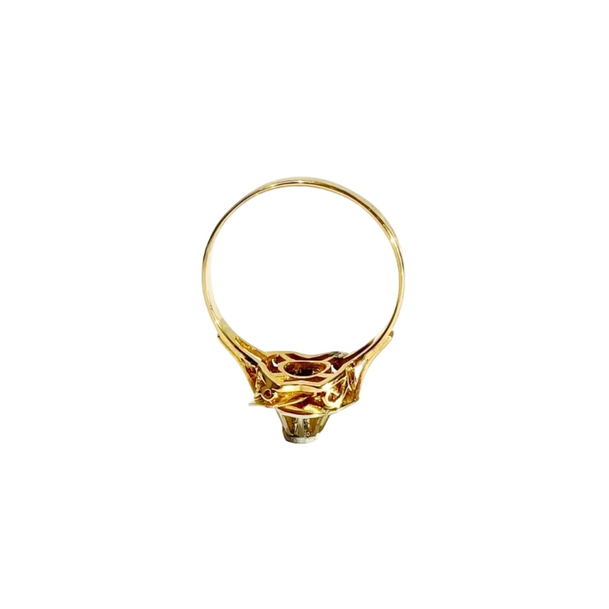 Bague en or rose et diamants - Castafiore