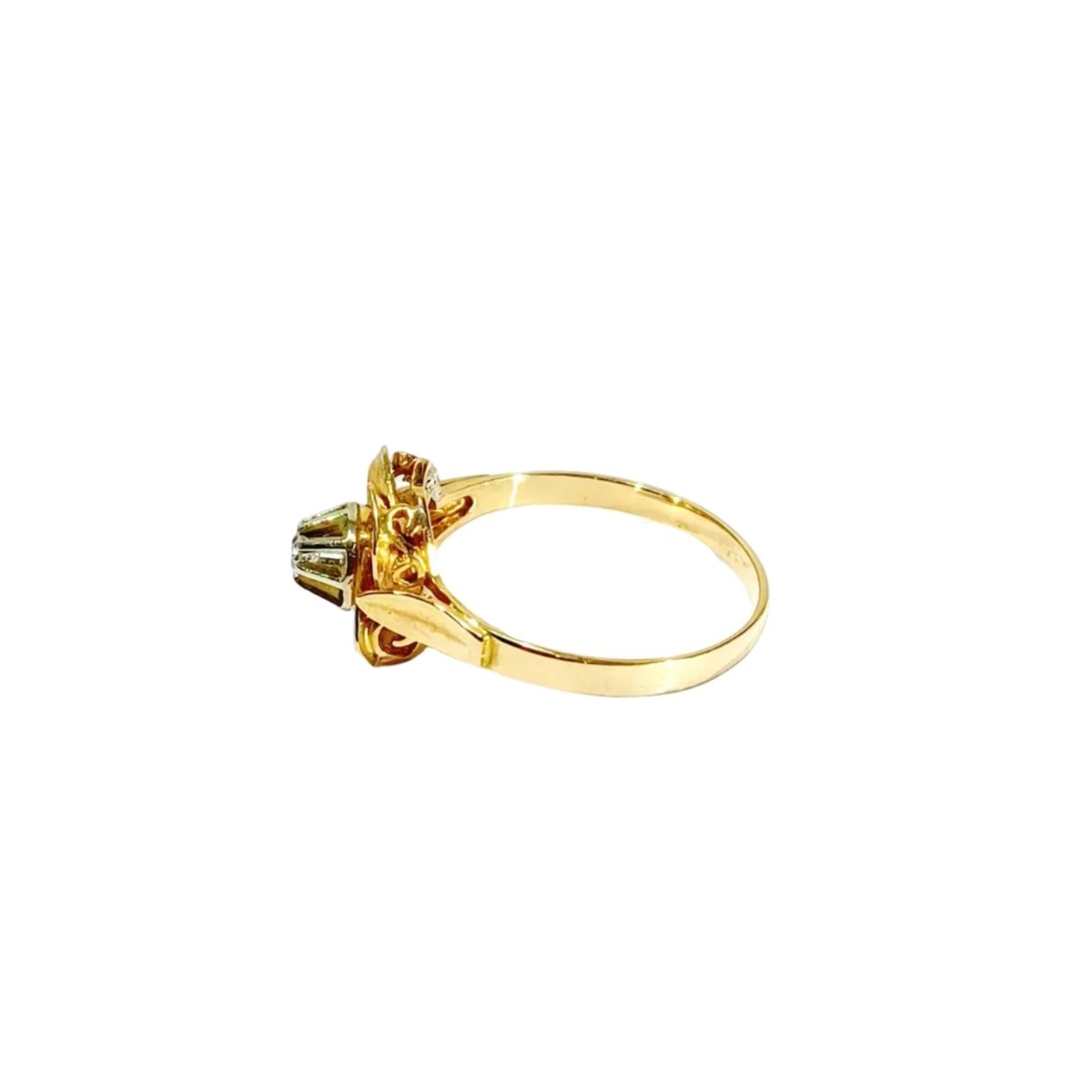 Bague en or rose et diamants - Castafiore