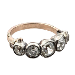 Bague en or rose et diamants - Castafiore