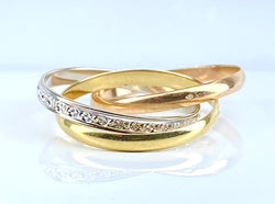Bague en ors de couleurs - Castafiore