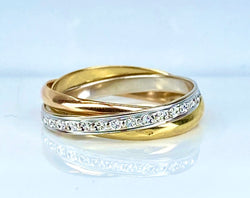 Bague en ors de couleurs - Castafiore