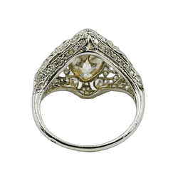 Bague en platine et diamant - Castafiore