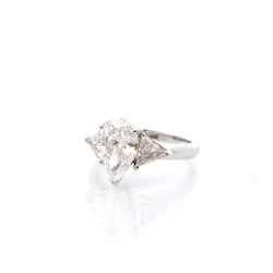 Bague en platine et diamants - Castafiore