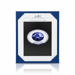 Bague Entourage en or blanc, tanzanite et diamants - Castafiore