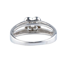 Bague Entourage MAUBOUSSIN "Moi aime toi" en or blanc et diamants - Castafiore