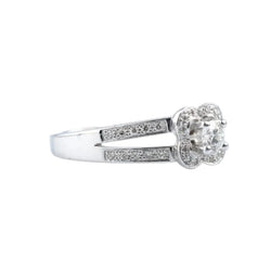 Bague Entourage MAUBOUSSIN "Moi aime toi" en or blanc et diamants - Castafiore