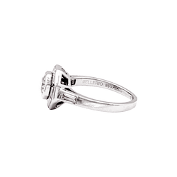 Bague Entourage MELLERIO en platine et diamants - Castafiore