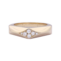 Bague Fred "Cut" or jaune, diamants. - Castafiore