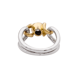 Bague FRED, deux tons d'or et diamant. - Castafiore