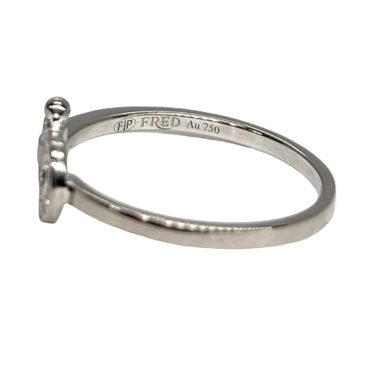 Bague FRED "Force 10" en or blanc et diamants - Castafiore