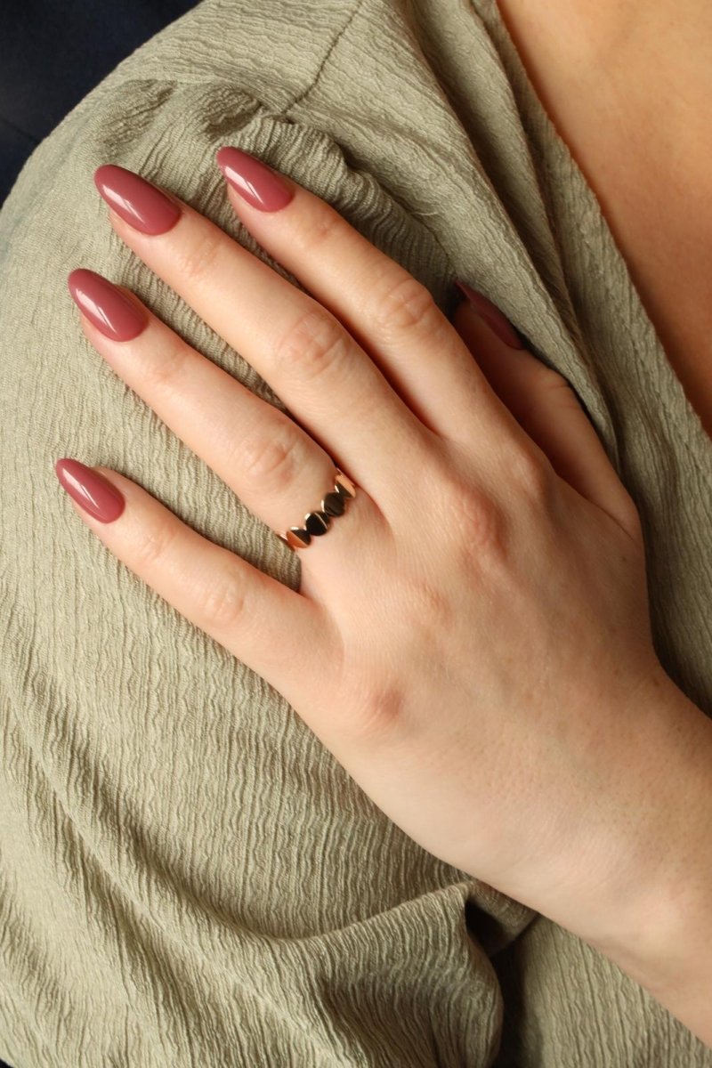 Bague GINETTE NY "Mini ever" en or rose - Castafiore