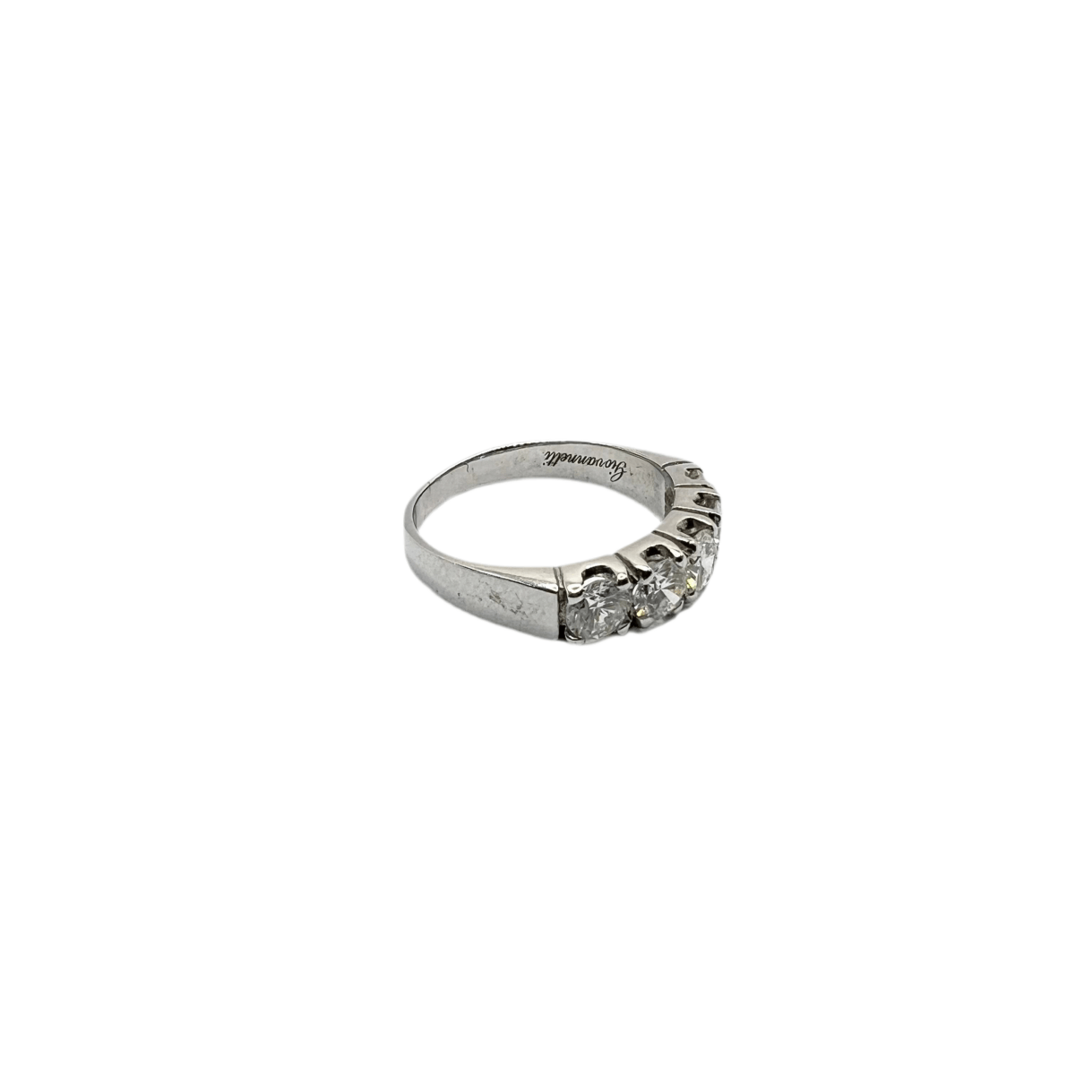 Bague GIOVANNETTI en or blanc et diamants - Castafiore