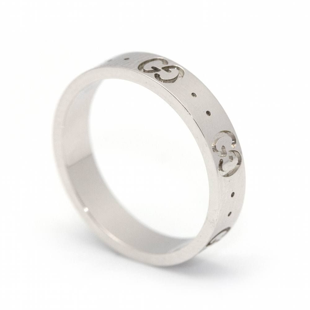 Bague GUCCI Or blanc - Castafiore
