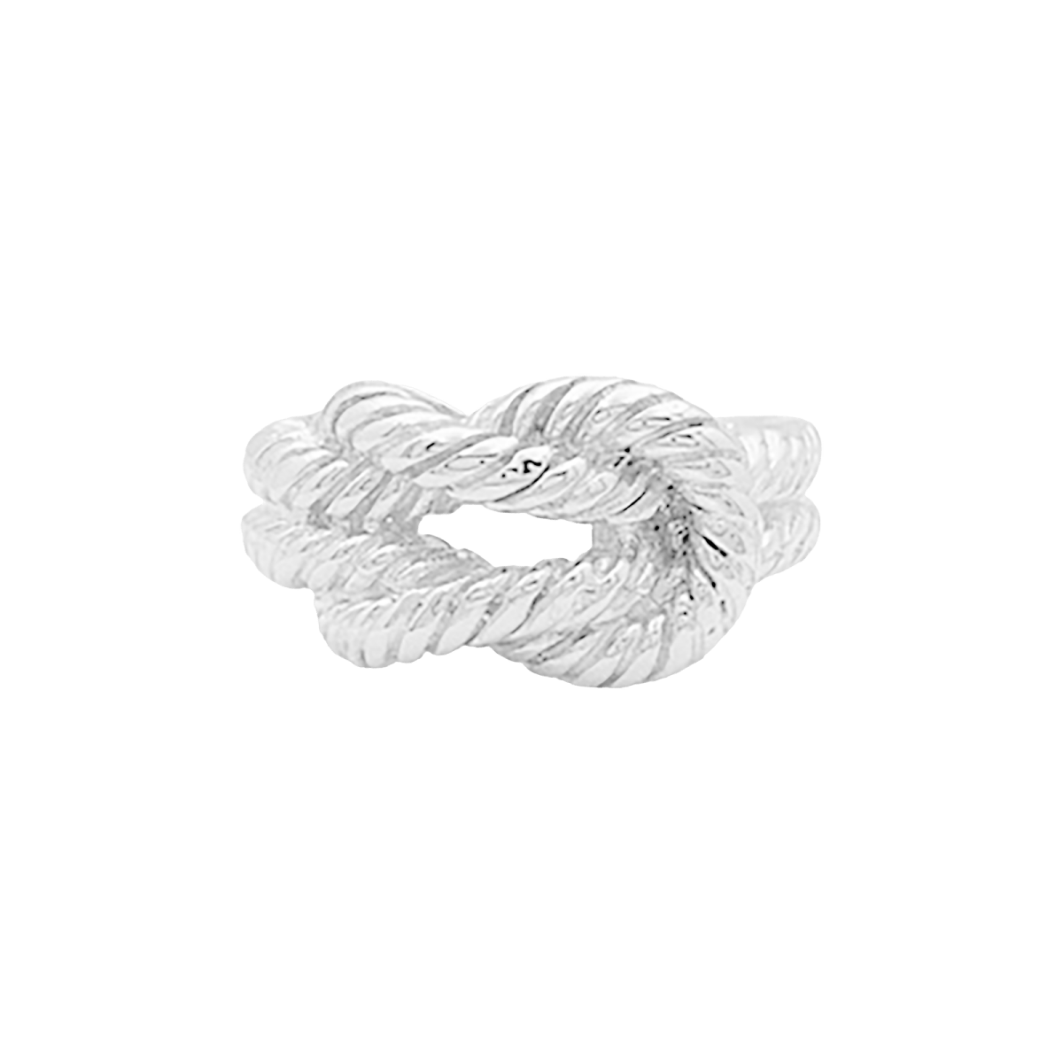Bague HERMÈS, "Audierne" en argent - Castafiore
