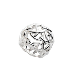 Bague HERMÈS "Chaine d'Ancre Enchainée" en argent. - Castafiore
