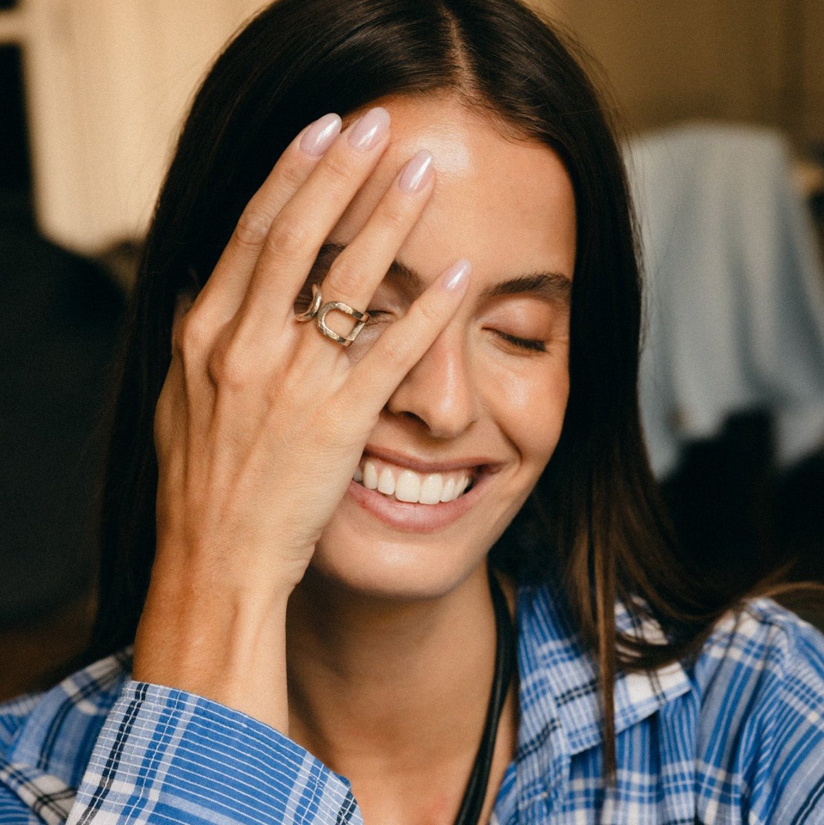 Bague HERMÈS "Cythère" en argent - Castafiore