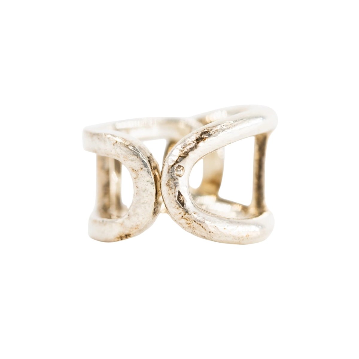 Bague HERMÈS "Cythère" en argent - Castafiore