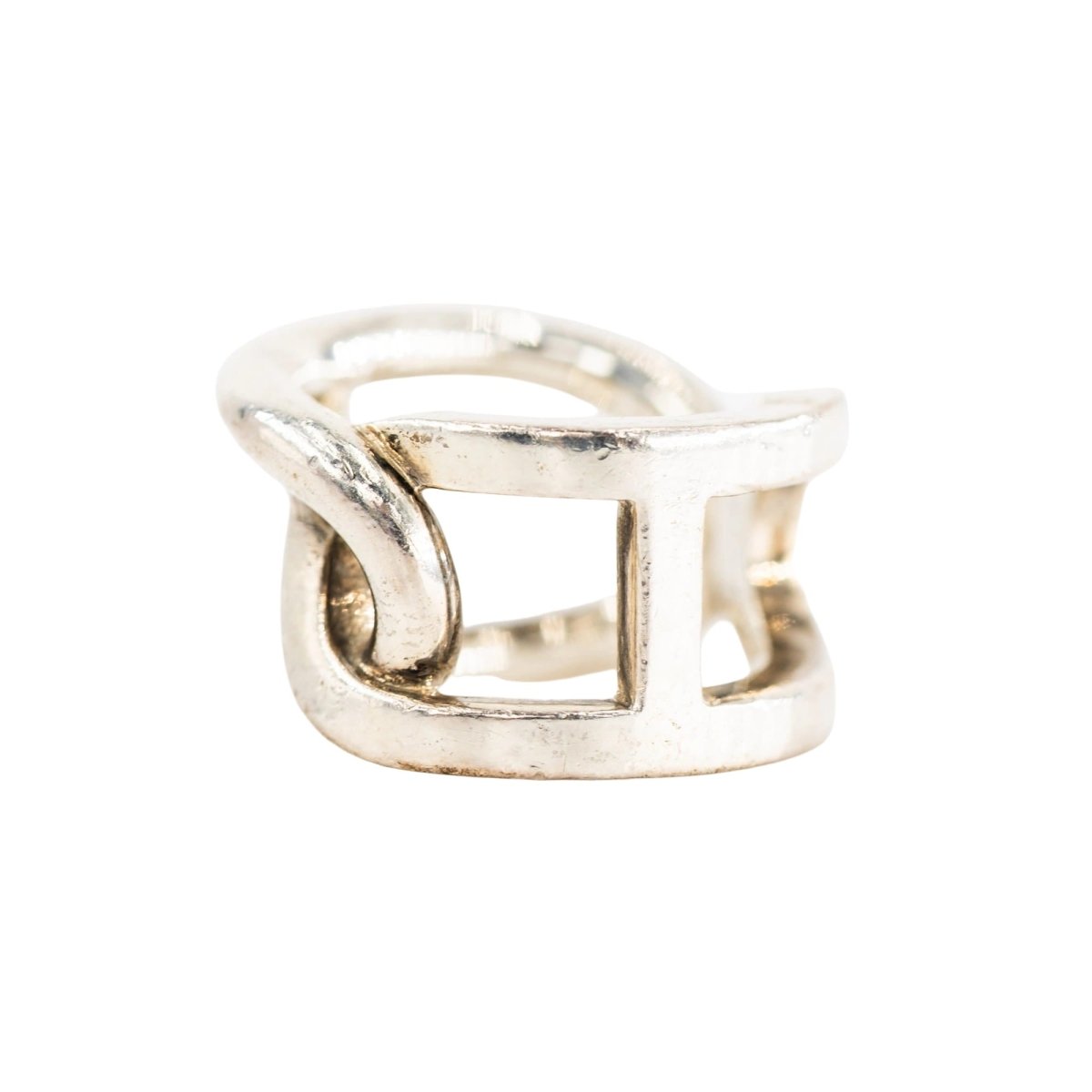 Bague HERMÈS "Cythère" en argent - Castafiore