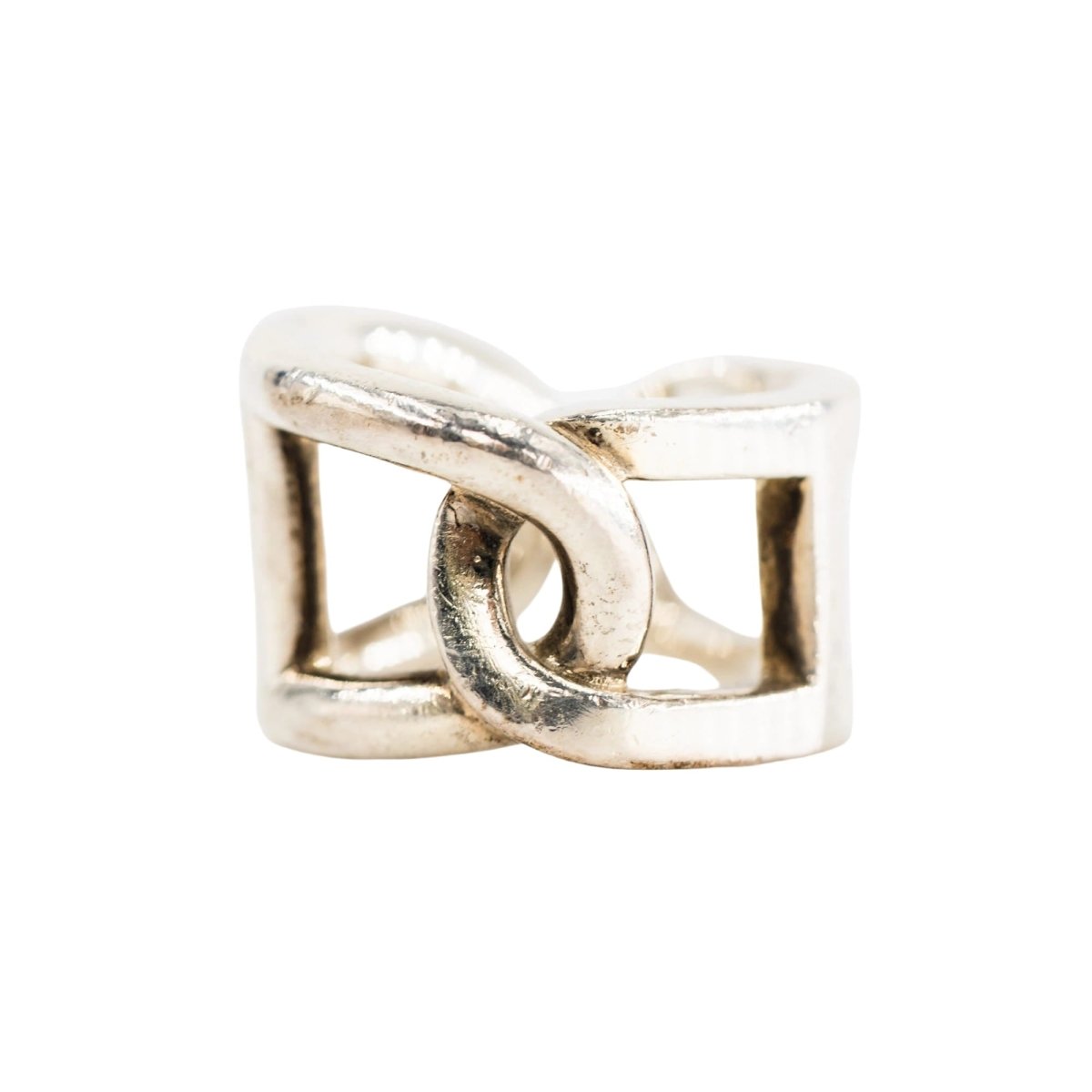 Bague HERMÈS "Cythère" en argent - Castafiore