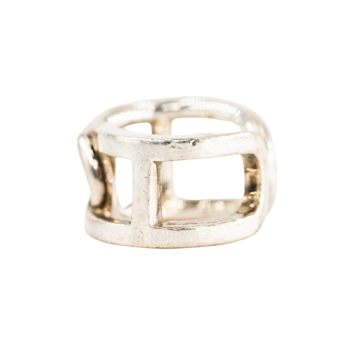 Bague HERMÈS "Cythère" en argent - Castafiore
