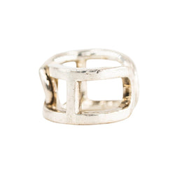 Bague HERMÈS "Cythère" en argent - Castafiore