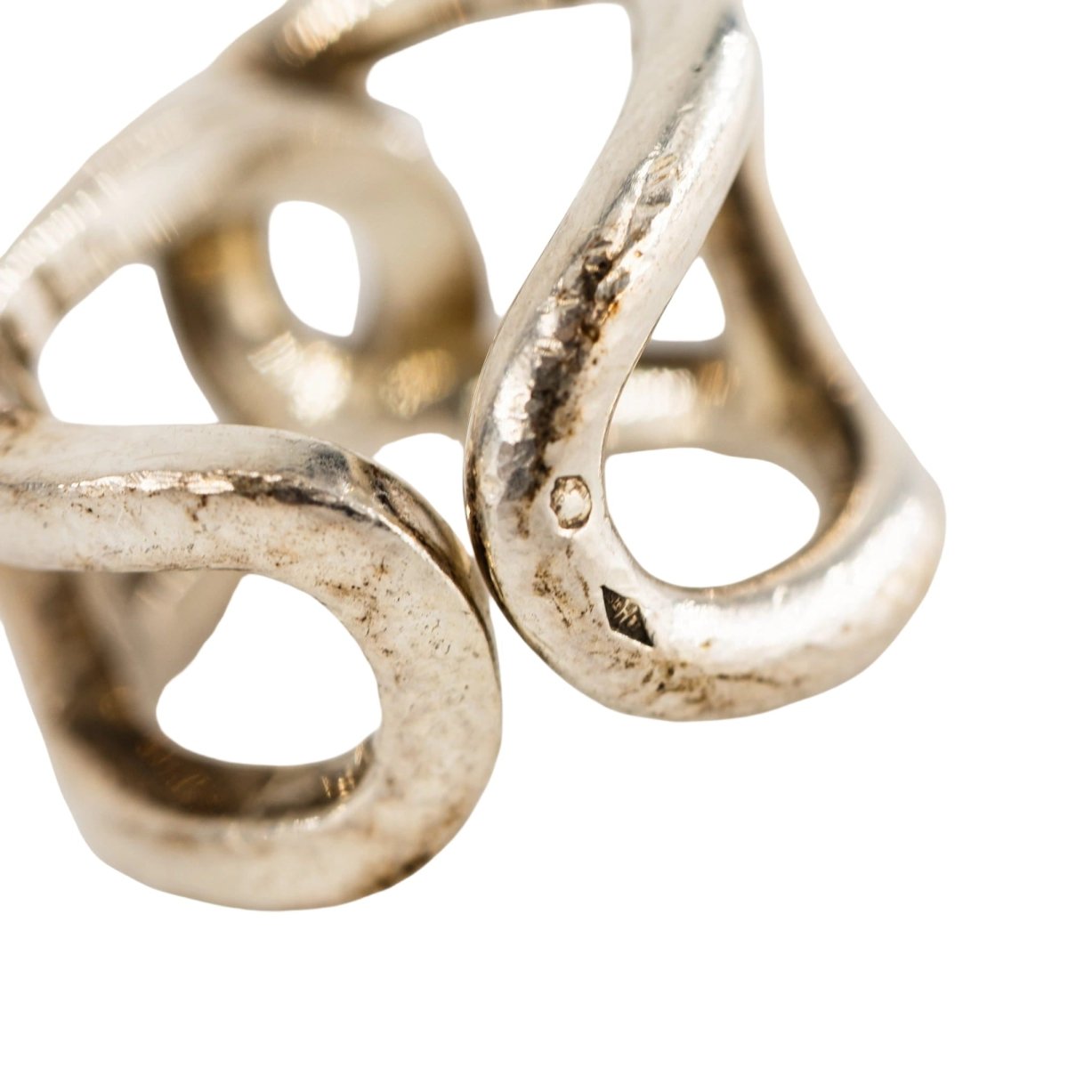 Bague HERMÈS "Cythère" en argent - Castafiore