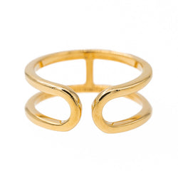 Bague HERMÈS "Ever Chaîne d'Ancre" en or jaune - Castafiore