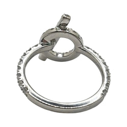 Bague HERMÈS "Finesse" en or blanc et diamants - Castafiore