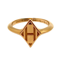 Bague HERMES "Gambade" or rose - Castafiore