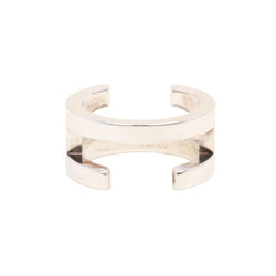 Bague HERMÈS "H" en argent - Castafiore