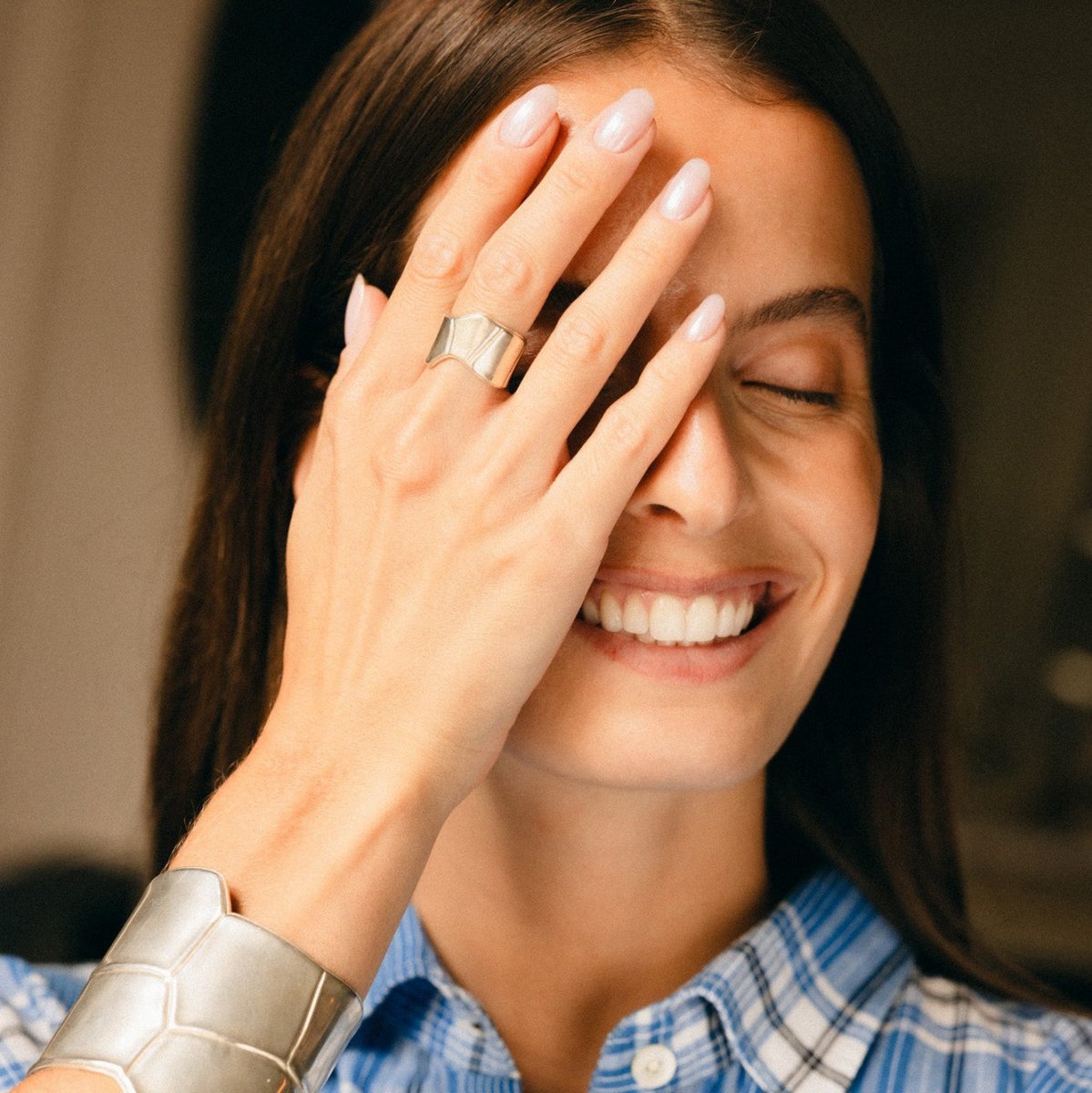 Bague HERMÈS "Niloticus Éclat" en argent - Castafiore