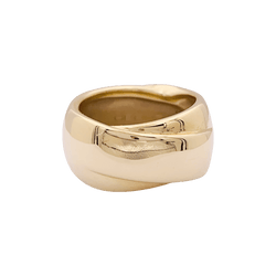 Bague HERMÈS "Volte", or jaune - Castafiore