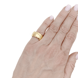 Bague HERMÈS "Volte", or jaune - Castafiore