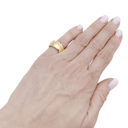 Bague HERMÈS "Volte", or jaune - Castafiore