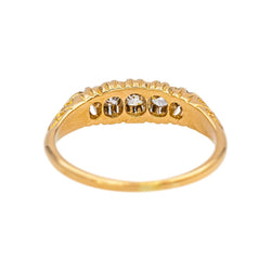 Bague Jaretière Or jaune Diamant - Castafiore