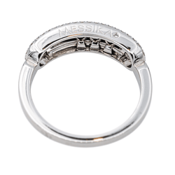 Bague Jarretière MESSIKA "Baby Move" en or blanc et diamants - Castafiore