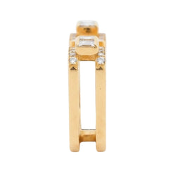 Bague JEAN VENDÔME en or jaune et diamants - Castafiore