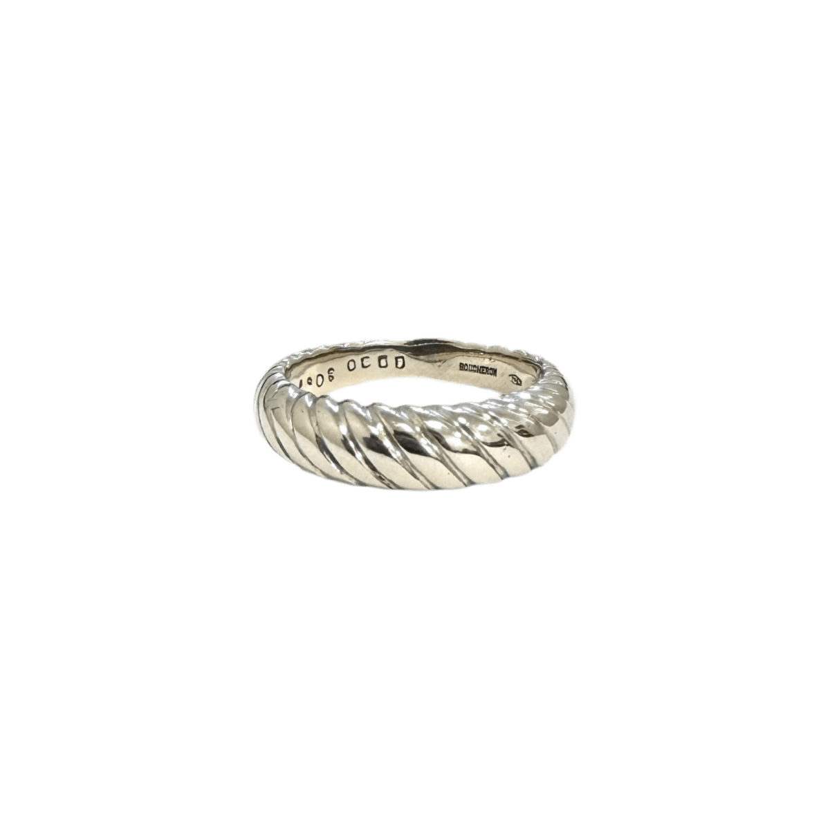 Bague Jonc BOUCHERON en or blanc - Castafiore