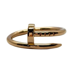 Bague Jonc CARTIER "Clou" en or rose - Castafiore