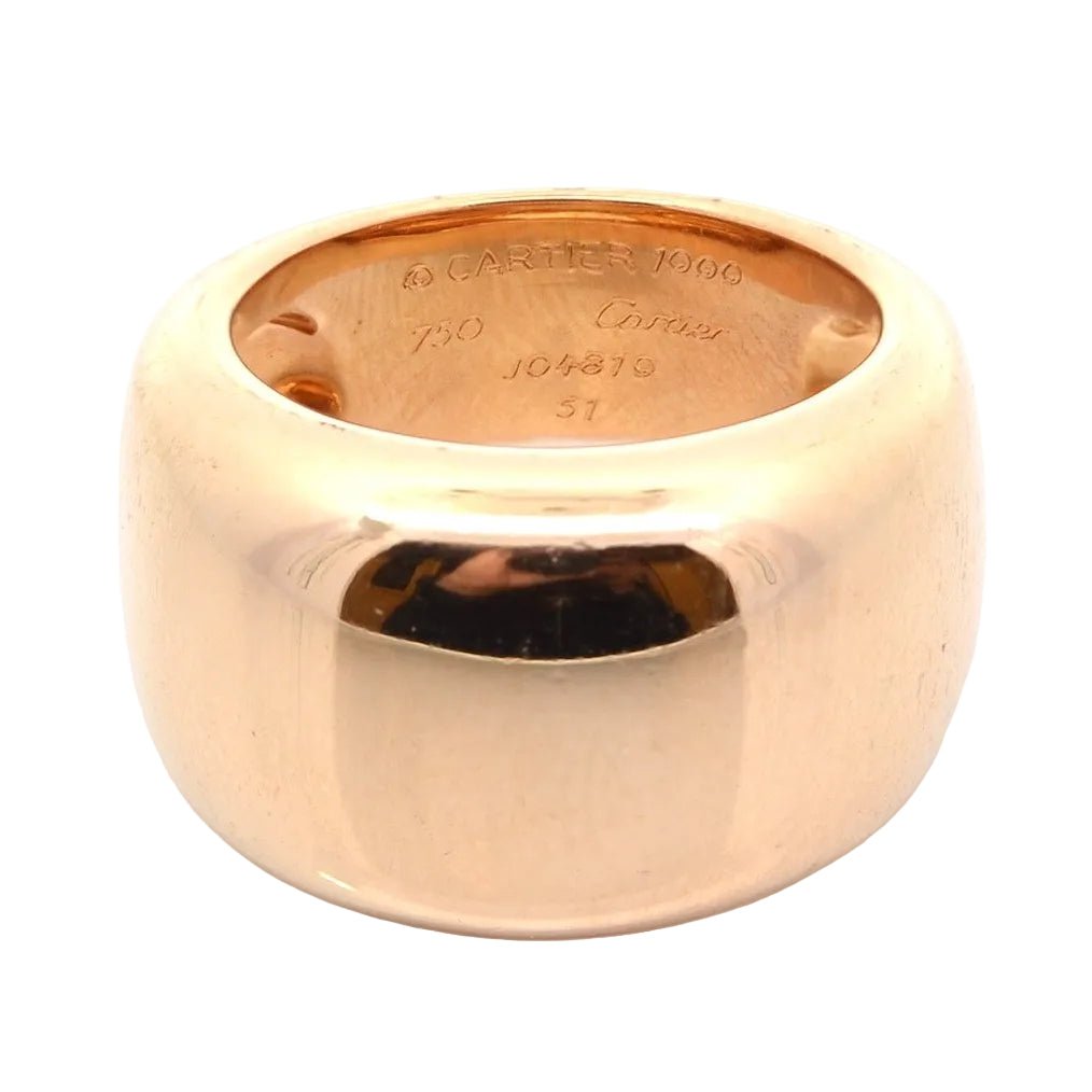 Bague Jonc CARTIER en or jaune - Castafiore