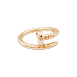 Bague Jonc CARTIER "Juste un Clou" en or rose - Castafiore