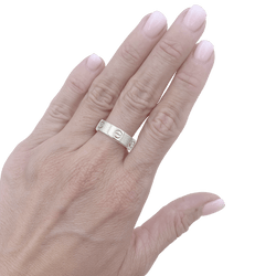 Bague Jonc CARTIER "Love" en or blanc - Castafiore