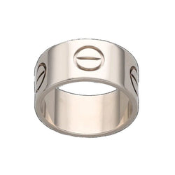 Bague Jonc CARTIER "Love" en or blanc - Castafiore