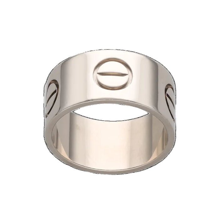 Bague Jonc CARTIER "Love" en or blanc - Castafiore
