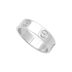 Bague Jonc CARTIER "Love" en or blanc - Castafiore