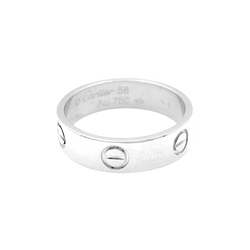 Bague Jonc CARTIER "Love" en or blanc - Castafiore