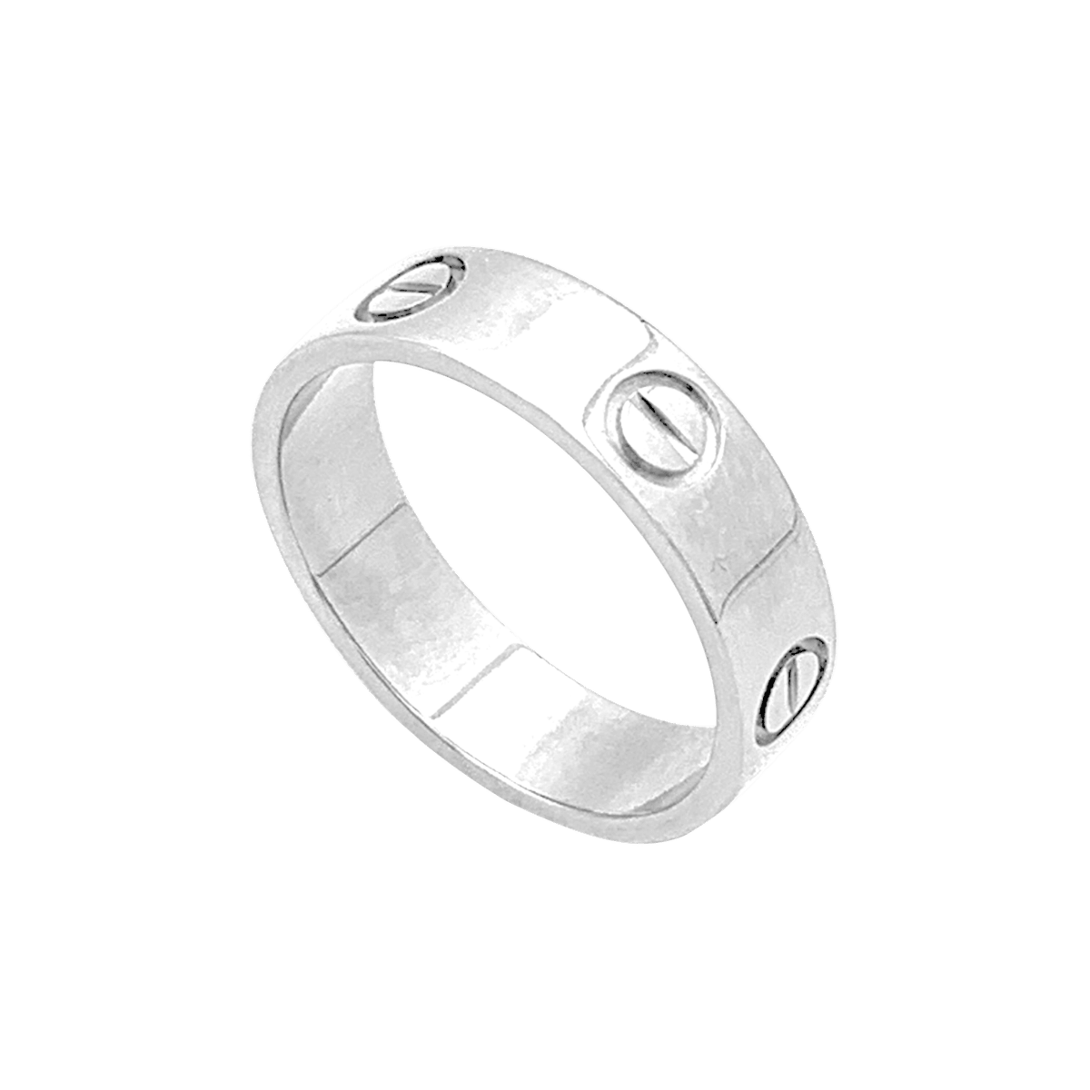 Bague Jonc CARTIER "Love" en or blanc - Castafiore
