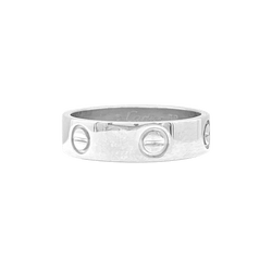 Bague Jonc CARTIER "Love" en or blanc - Castafiore